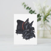 Scottish Terrier Resting Briefkaart (Staand voorkant)