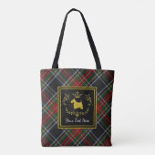 Scottish Terrier Ringside Tartan Draagtas (Achterkant)
