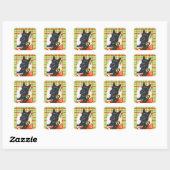 Scottish Terrier Scottie avec autocollants en plai (Feuille)