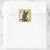Scottish Terrier Scottie avec autocollants en plai (Sac)