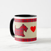 Scottish Terrier Scotty Chien café Mug cadeau (Devant gauche)