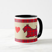 Scottish Terrier Scotty Chien café Mug cadeau (Devant droit)