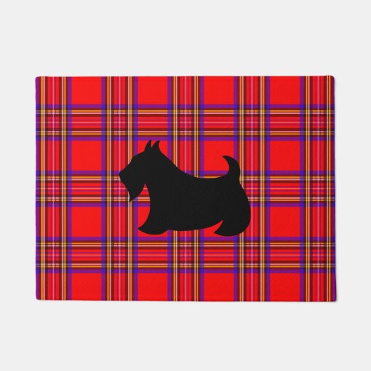 Scottish Terrier Scotty Chien Tapis Doormat Cadeau (Devant)