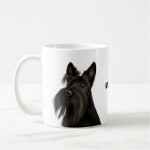 Scottish Terrier (Scotty Dog) Mug de café (Gauche)
