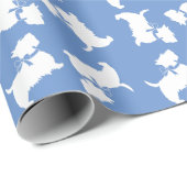 Scottish Terrier Scotty Dog Puppy Scottie Cadeaupapier (Rol Hoek)