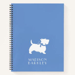 Scottish Terrier Scotty Dog Puppy Scottie Notitieboek