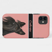 Scottish Terrier (Scotty Dog) - Roze  Case-Mate iPhone Case (Achterkant (horizontaal))
