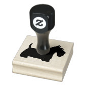 Scottish Terrier Silhouette | Scottie Dog Rubberstempel (Stempel)