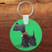 Scottish Terrier Sleutelhanger (Voorkant)