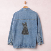 Scottish Terrier spijkerjack Denim Jacket (Hangar)