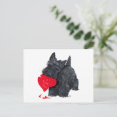 Scottish Terrier Valentijn Feestdagenkaart (Staand voorkant)
