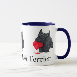 Scottish Terrier Valentijn Mok