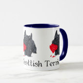 Scottish Terrier Valentijn Mok (Voorkant rechts)