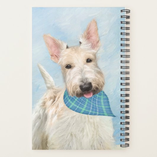 Scottish Terrier Wheaten Dog Painting Art original (Dos)