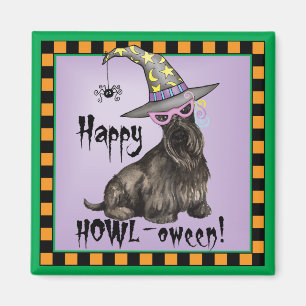 Scottish Terrier Witch Magneet