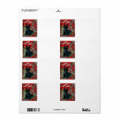 Scottish Terrier Xmas Etiket (Full Sheet)