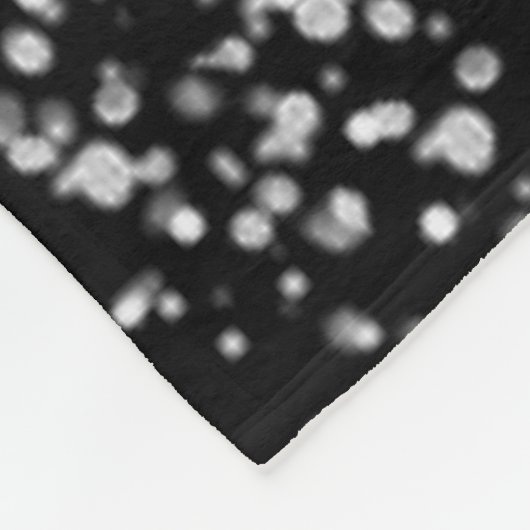 Scottish Terrier, zwart/piepend, hart, sneeuw, zil Fleece Deken (Hoek)