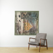 Scottish Terriers Old Fashioned Winter Wandkleed (In Situ (horizontaal))