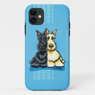 Scottish Terriers Two of a Sind iPhone 11 Hoesje