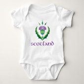 Scottish Thistle Baby Bodysuit (Voorkant)