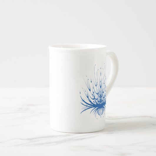 Scottish Thistle Bone China Mok (Voorkant rechts)
