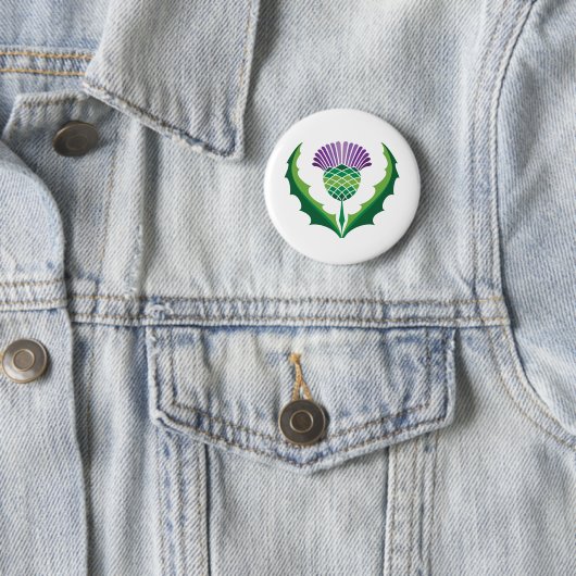 Scottish Thistle Button (In situ)