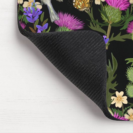 Scottish Thistle Cottcore Pattern Muismat (Hoek)