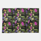 Scottish Thistle Cottcore Pattern Theedoek (Horizontaal)