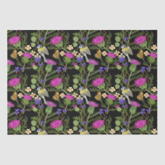 Scottish Thistle Cottcore Pattern Tissuepapier