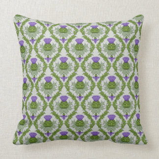 Scottish Thistle Damask Kussen