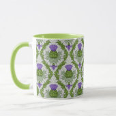 Scottish Thistle Damask Mok (Links)