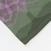 Scottish Thistle Fleece Deken (Hoek)