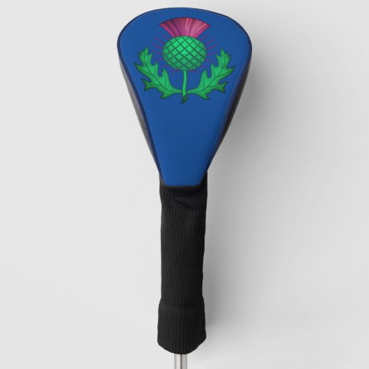 Scottish Thistle Golfheadcover (Voorkant)