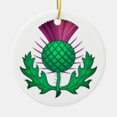 Scottish Thistle Keramisch Ornament (Voorkant)