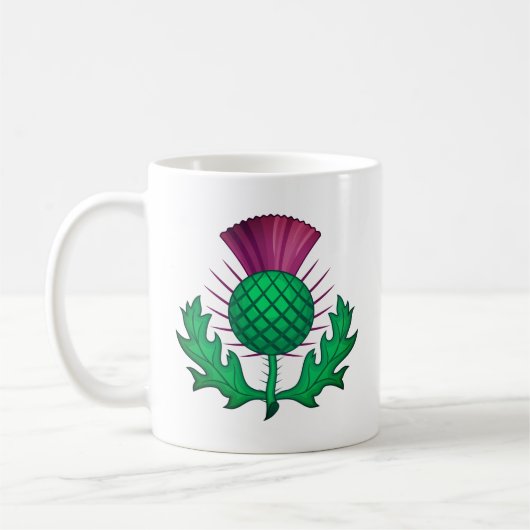 Scottish Thistle Koffiemok (Links)