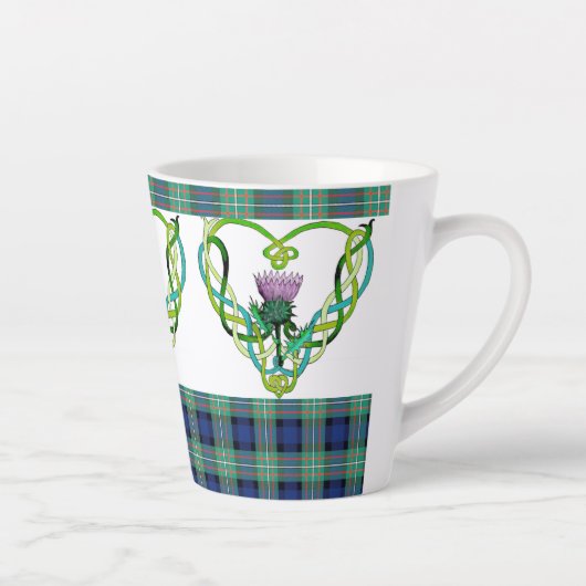 Scottish Thistle Latte Mok (Rechts)