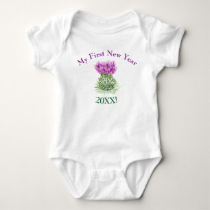 Scottish Thistle, mijn eerste nieuwjaarsgroet Romper