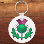 Scottish Thistle Sleutelhanger (Voorkant)