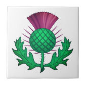 Scottish Thistle Tegeltje (Voorkant)
