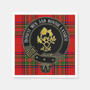 Scottish Toast of Jouw tekst Napkins Servet