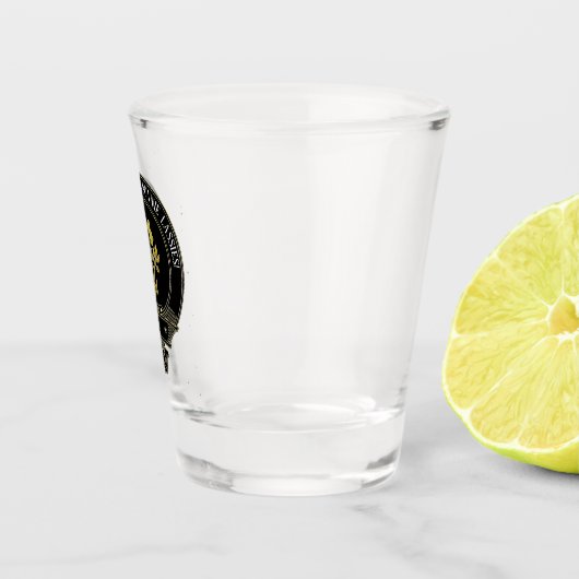 Scottish Toast of Jouw tekst Shot Glas (Rechts)