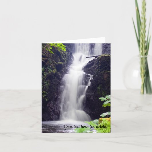 Scottish Waterfall Greeting card Kaart (Voorkant)