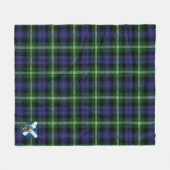 Scotts Baillie Tartan Pset Fleece Deken (Voorkant (Horizontaal))