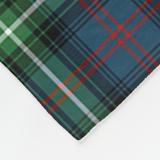 Scotts Bannatyne Tartan Pset Fleece Deken (Hoek)