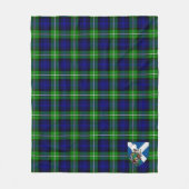 Scotts Bannerman Tartan Pset Fleece Deken (Voorkant)