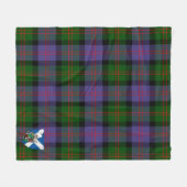 Scotts Blair Modern Tartan Pset Fleece Deken (Voorkant (Horizontaal))