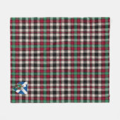 Scotts Borthwick Ancient Tartan Pset Fleece Deken (Voorkant (Horizontaal))