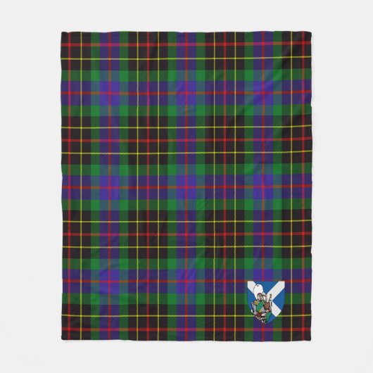 Scotts Brodie Hunting Tartan Pset Fleece Deken (Voorkant)