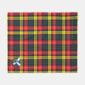 Scotts Buchanan ModernTartan Pset Fleece Deken (Voorkant (Horizontaal))