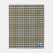 Scotts Burns Check Tartan Pset Fleece Deken (Voorkant)